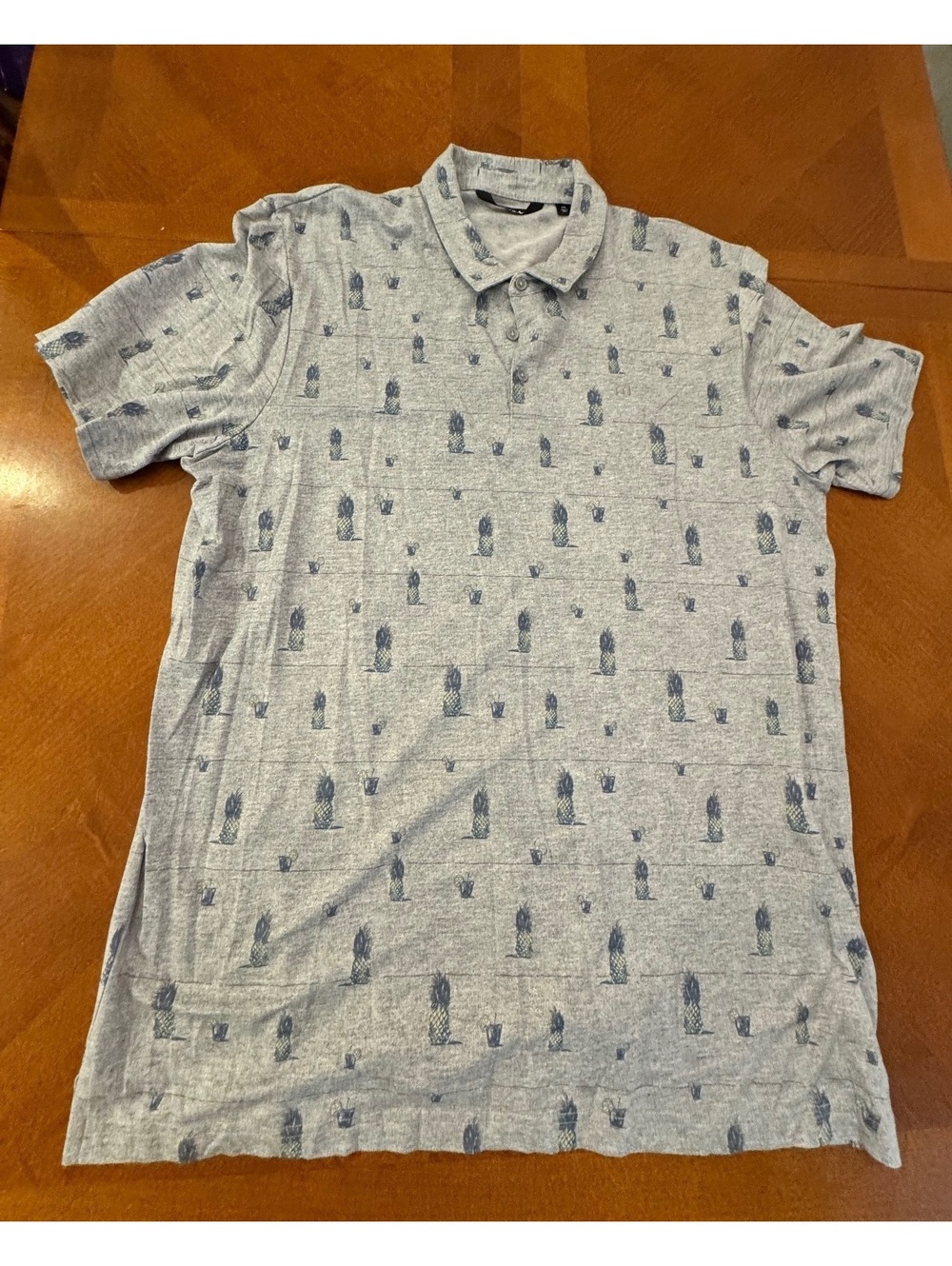 Travis Mathew Men's Gray Graphic T-Shirt XXL 626
